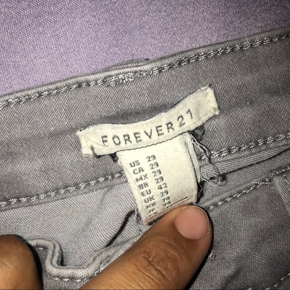 Grey Skinny Jeans - Picture 2 of 3